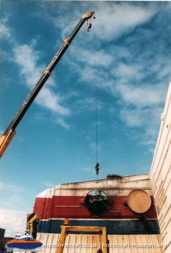 SRN4 Swift (GH-2004) at the Hovercraft Museum -  (credit: The <a href='http://www.hovercraft-museum.org/' target='_blank'>Hovercraft Museum Trust</a>).